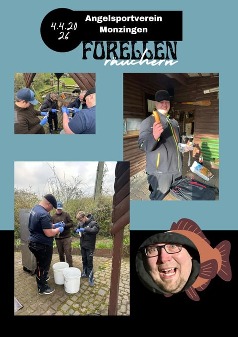 Veranstaltungsplakat des Angelvereins Monzingen